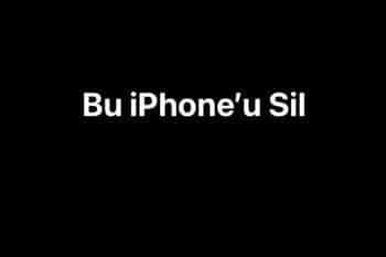 iPhone Silme İşlemi