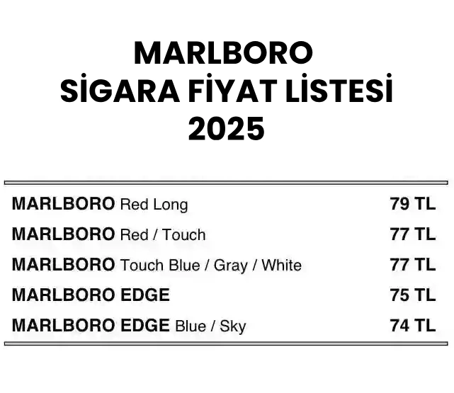 Marlboro Sigara Fiyat Listesi