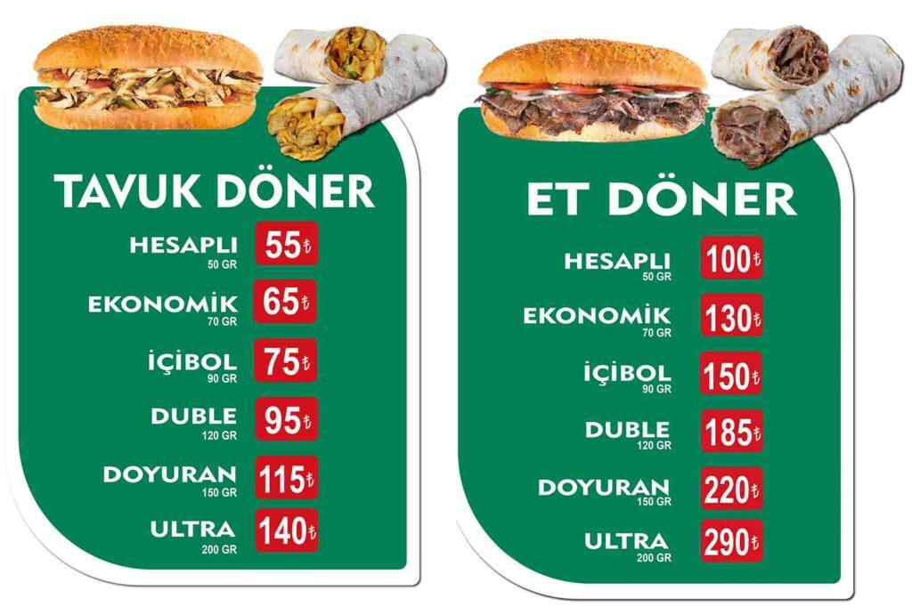 Ekran Çoşkun Döner Fiyatları