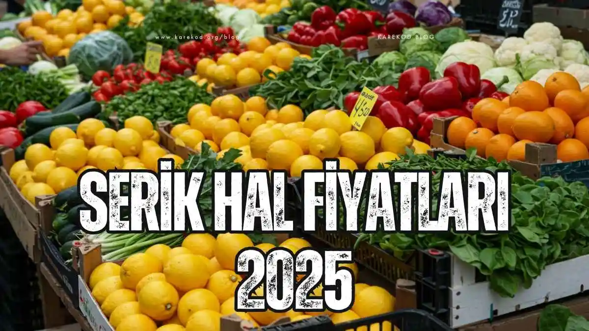 Güncel Serik Hal Fiyatları 2025