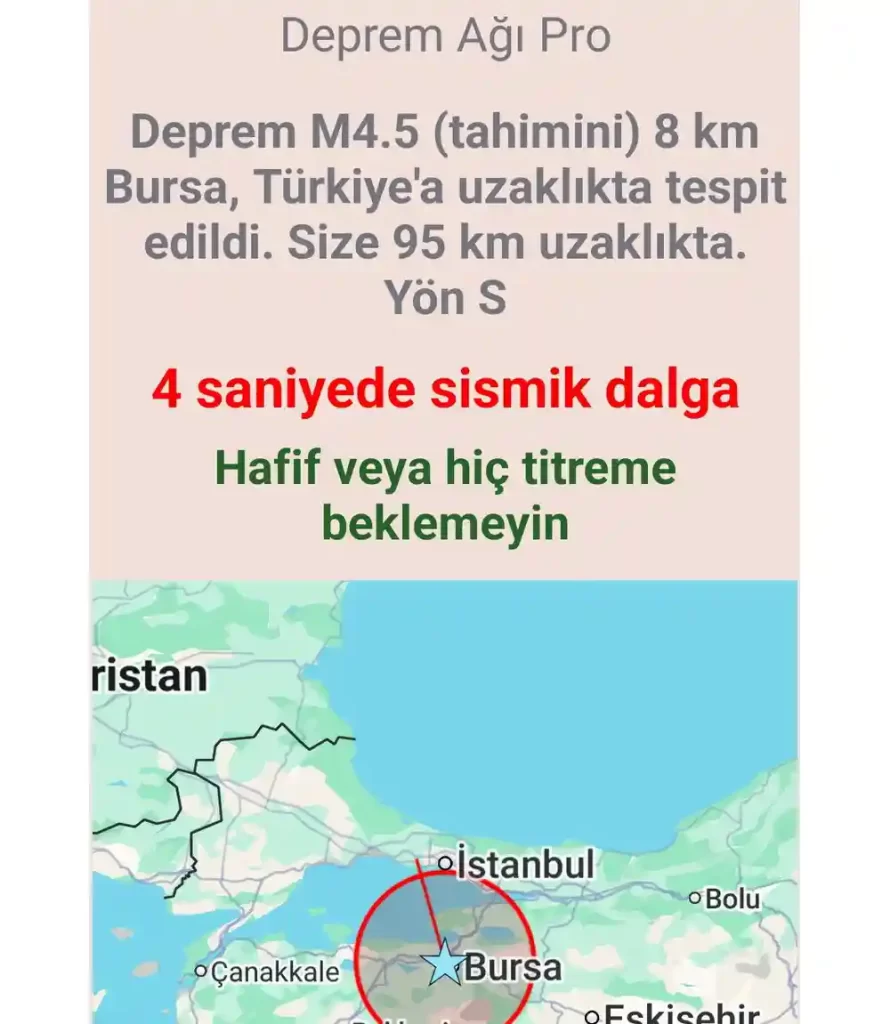 Bursa Deprem