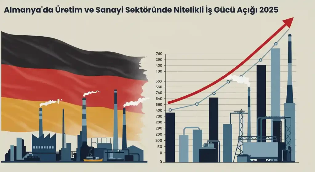 Almanya'da Üretim ve Sanayi Sektöründe Nitelikli İş Gücü Açığı 2025