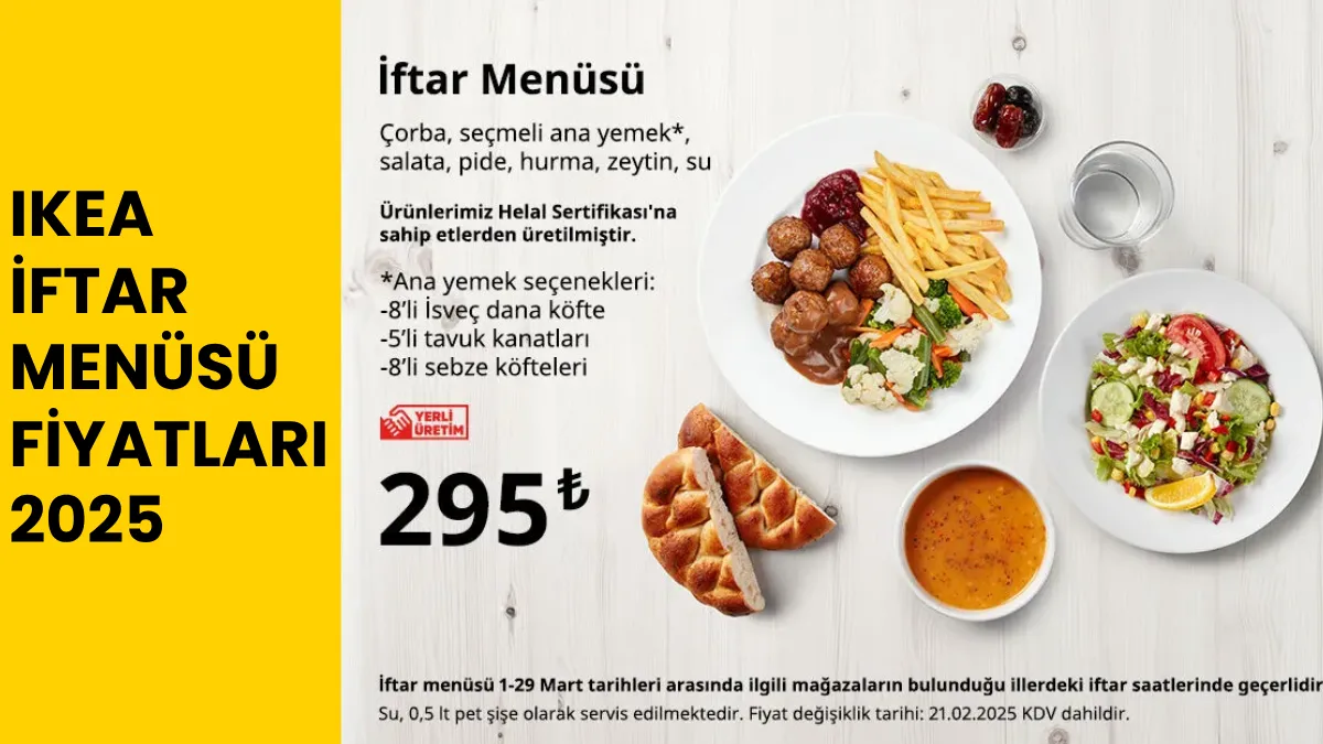 IKEA İftar Menüsü Fiyatları