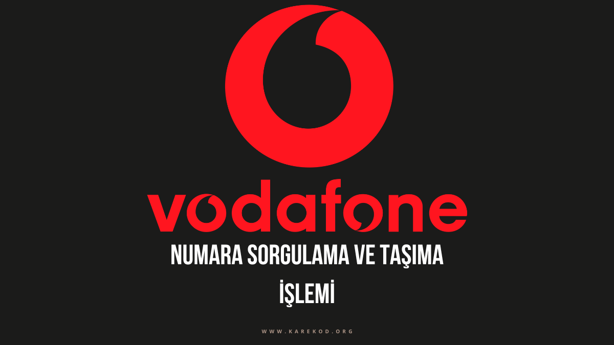 Numara Sorgulama Vodafone