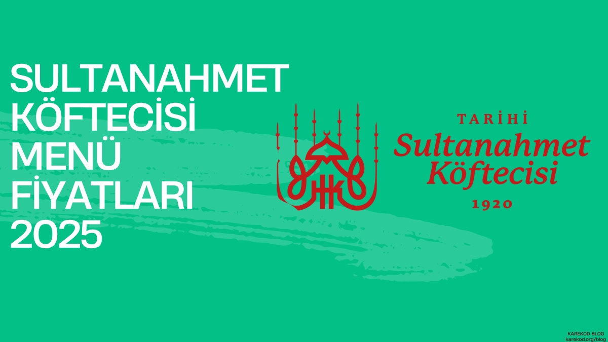 Sultanahmet Köftecisi Menü Fiyatları