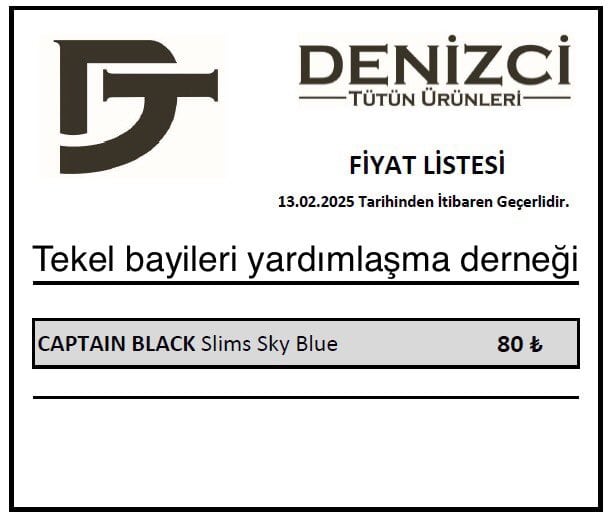 Captian Black Sigara Fiyatları 2025